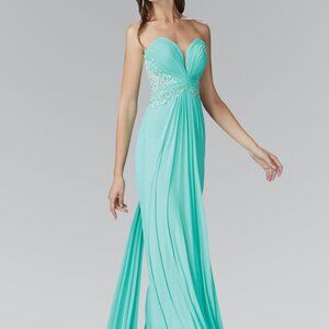 Sweetheart Neck Strapless Evening Dress GSGL2016
